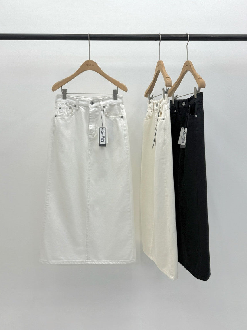 Bully cone dying denim skirt