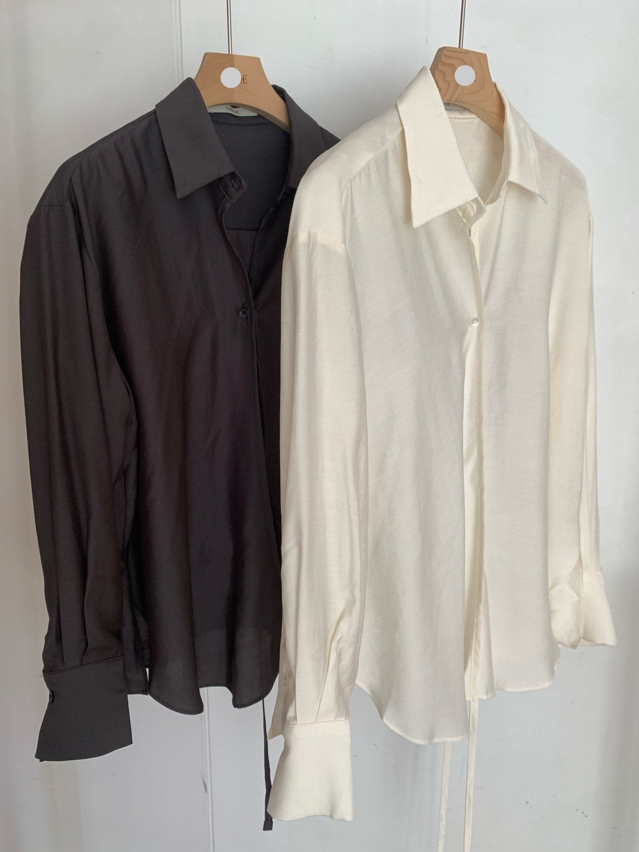 Meli wrap blouse-2col