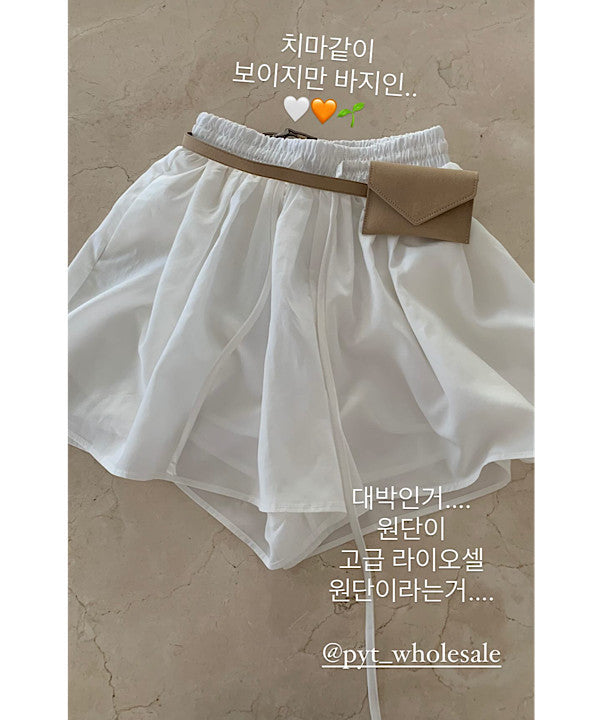 Pumpkin half pants-3col
