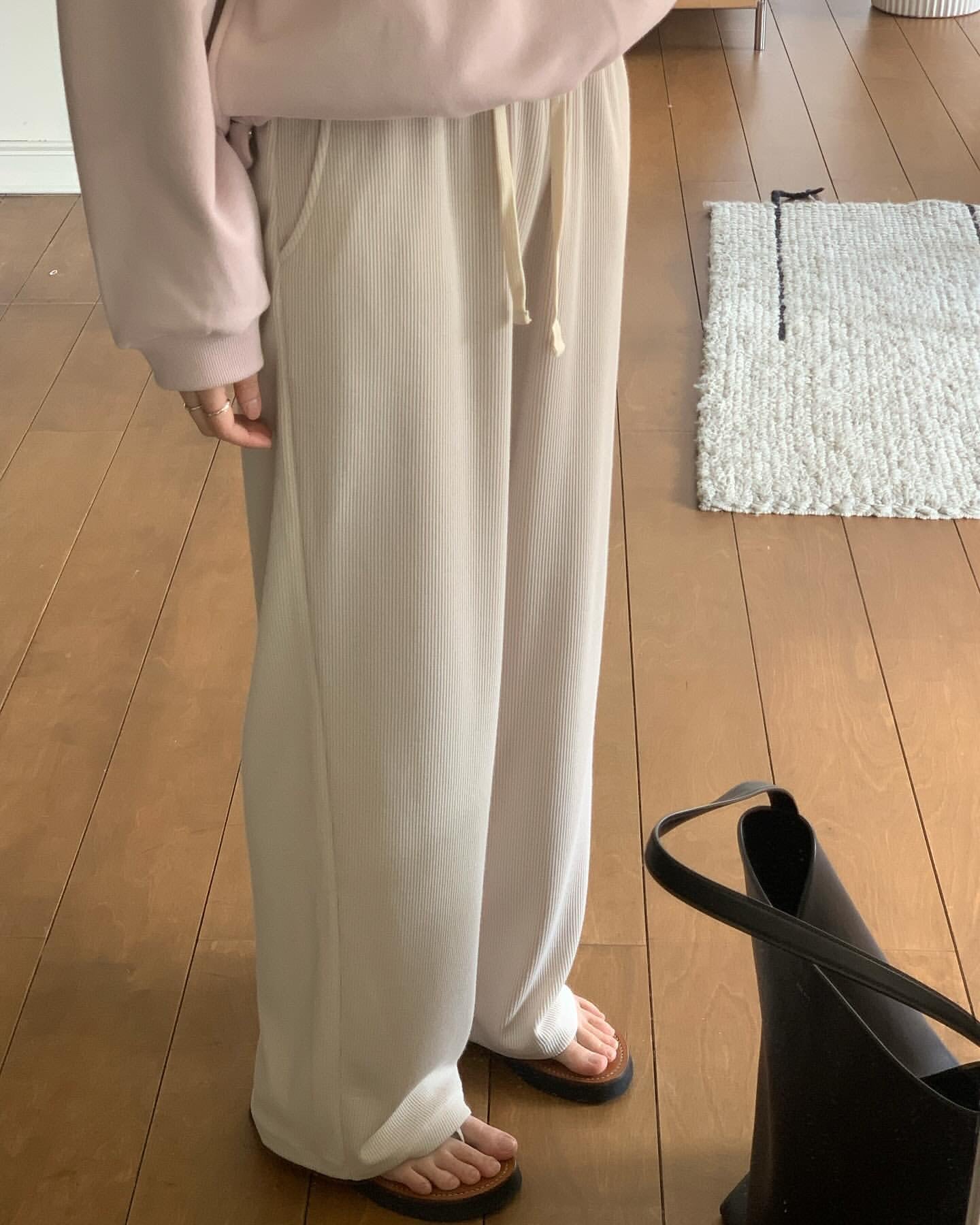 Relaxed pants-5col