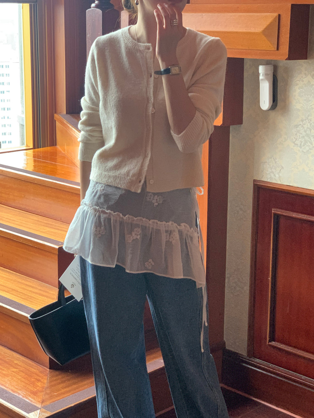 Misty Layered skirt-2col