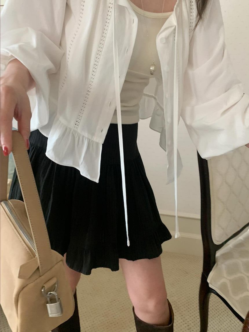 darling frill blouse