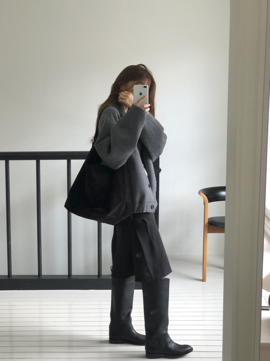 Nua handmade blouson-2col