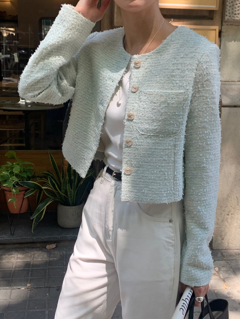 Sha tweed jacket-3col