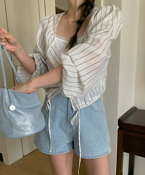Nety lace blouse-2col