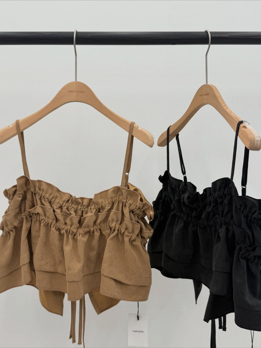 Surry pitch shirring bustier