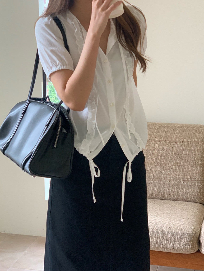 Loha lace half blouse