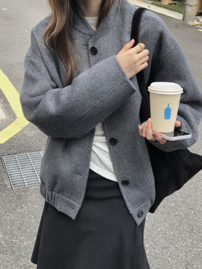 Nua handmade blouson-2col