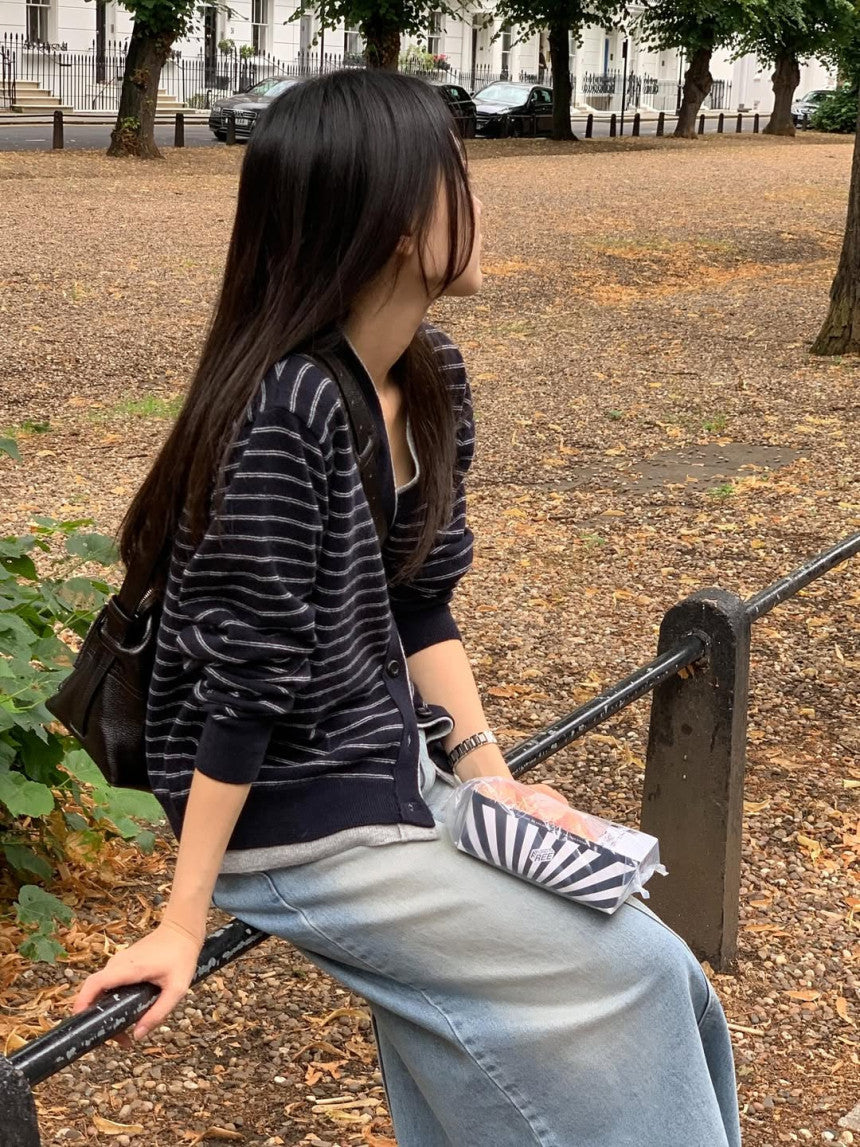 Bound cardigan-2col