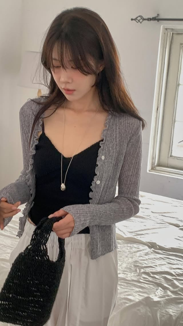 Jane linen cardigan-3col