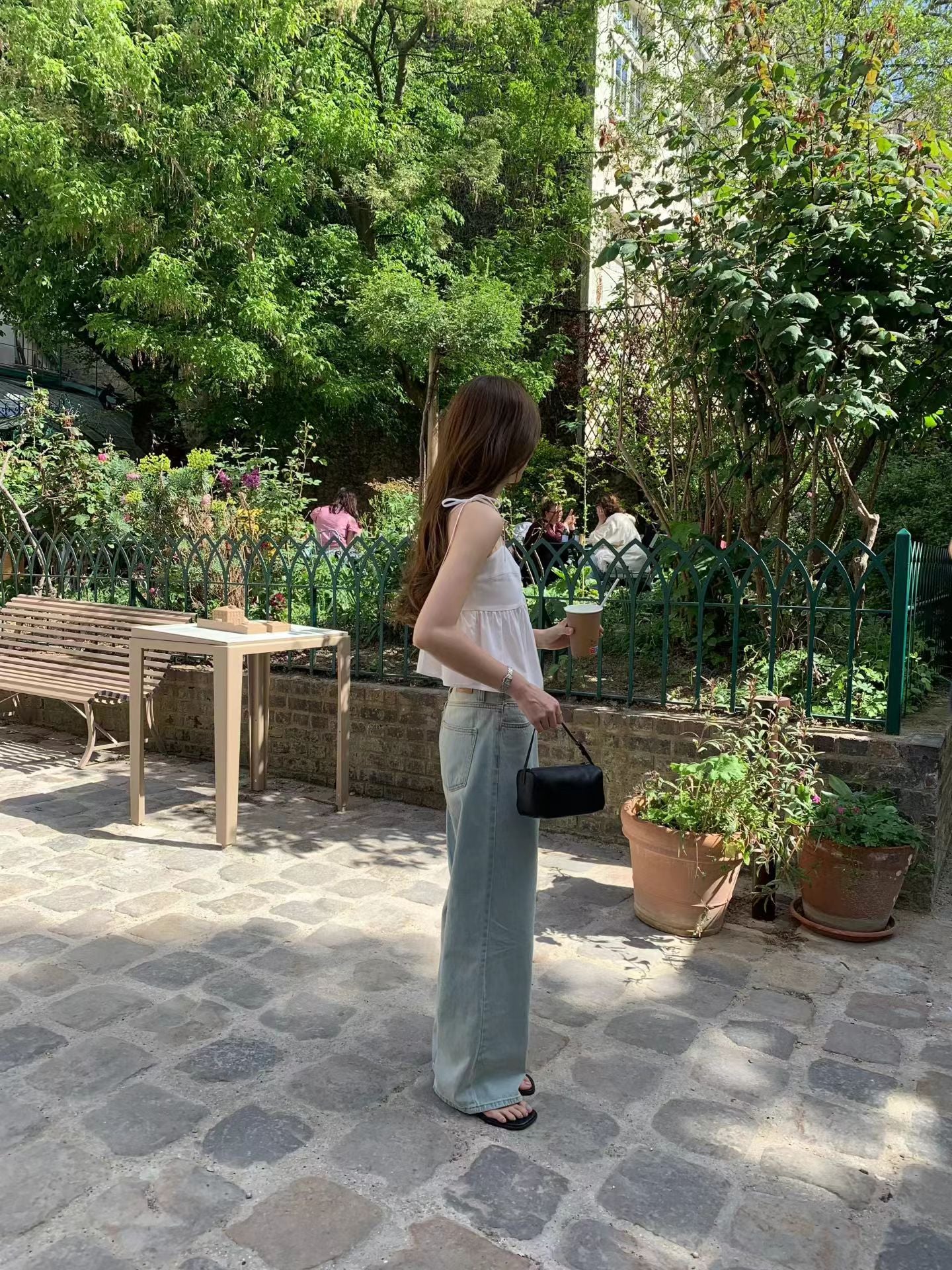 mint即納 Ounce mock ribbon blouse-2col