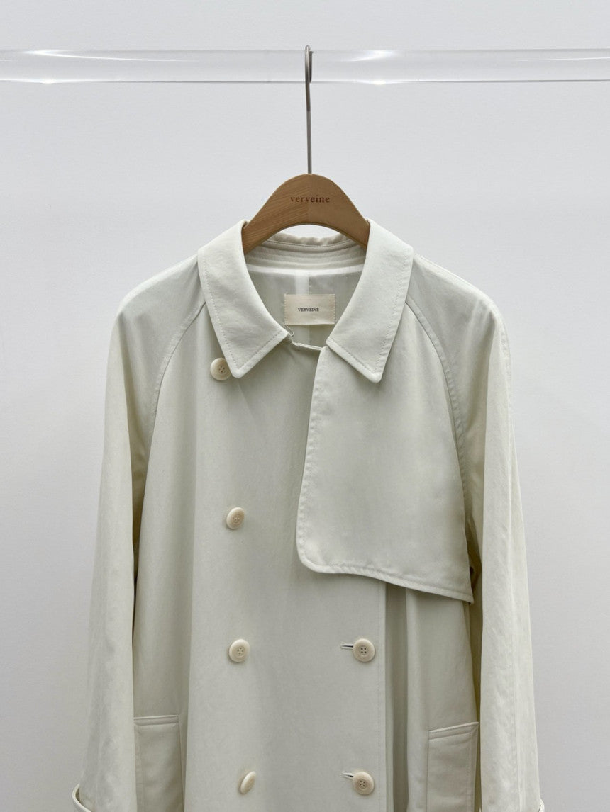 Hyde long trench coat-2col