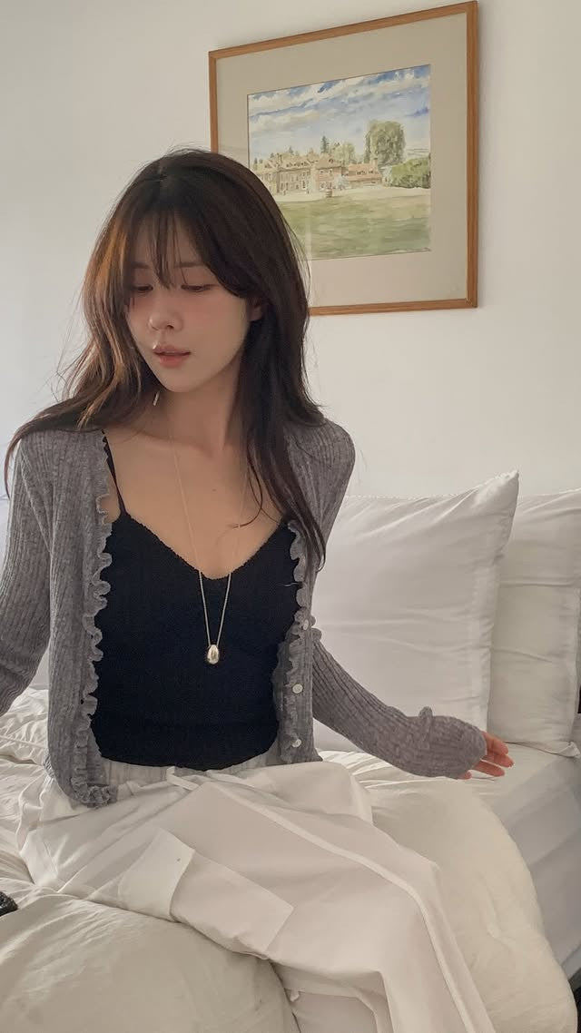 Jane linen cardigan-3col