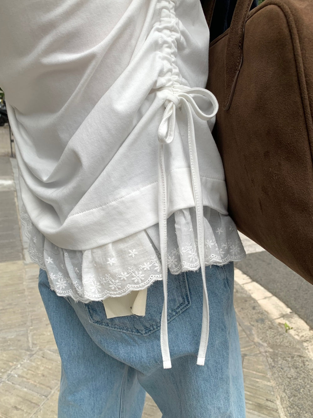 Lace string T