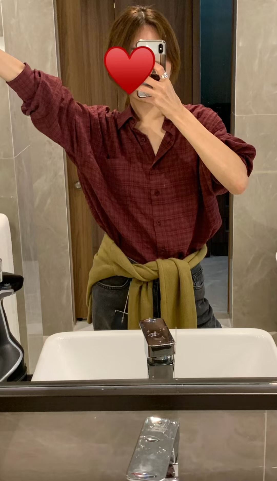 deondo plaid check shirt-3col