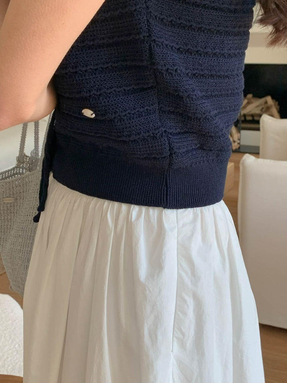 ivory即納 Ami Cardigan-3col