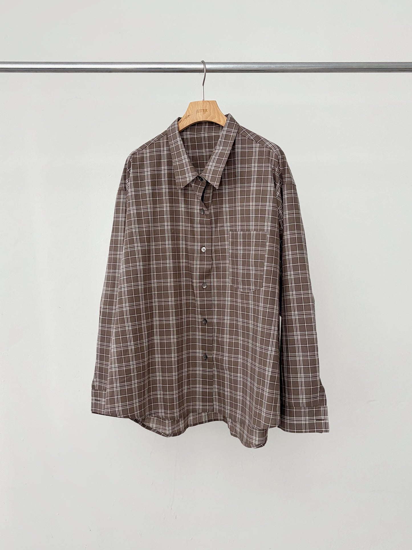 liter ray check shirt