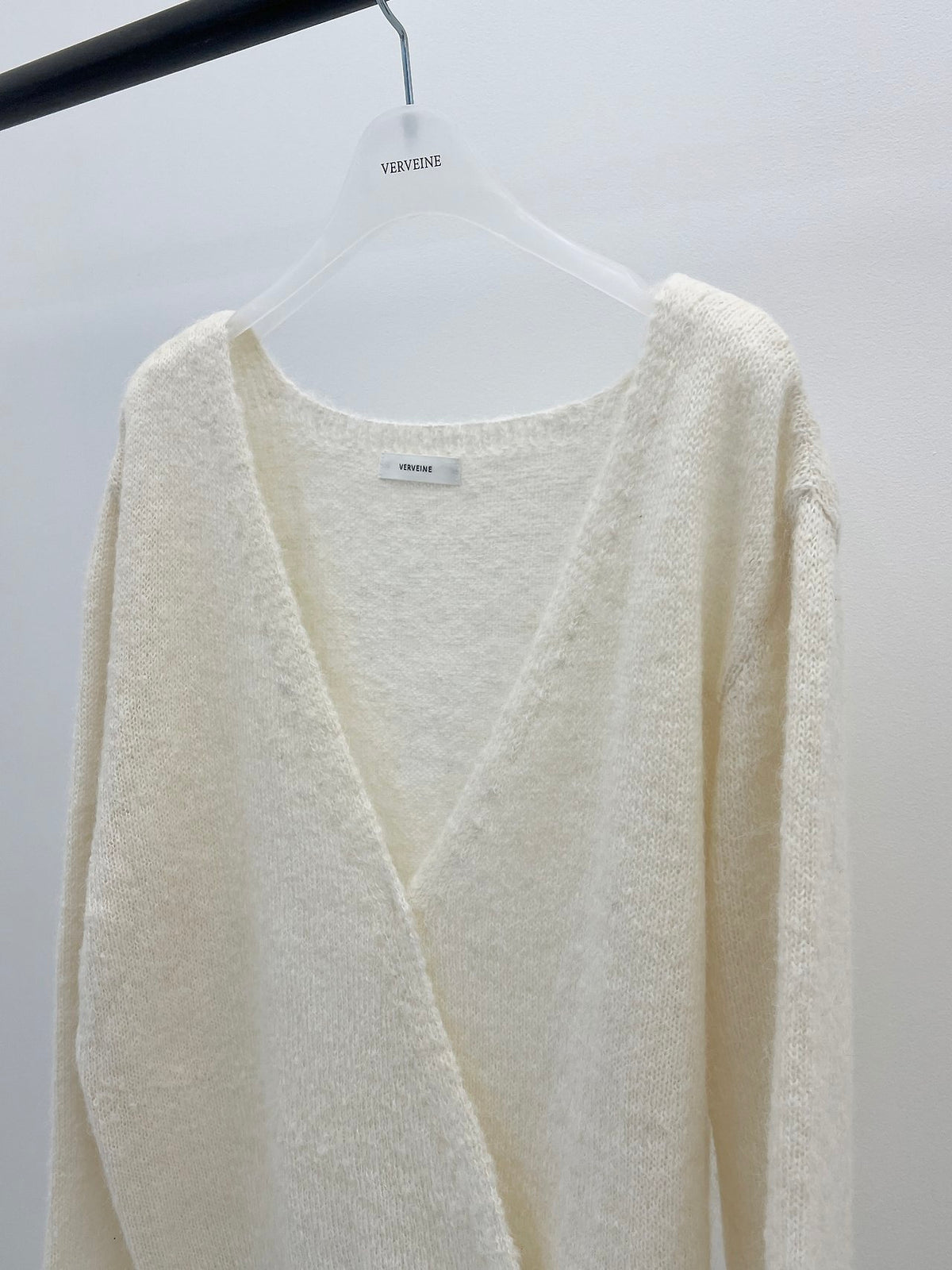 giselle alpaca deep v-neck knit-2col