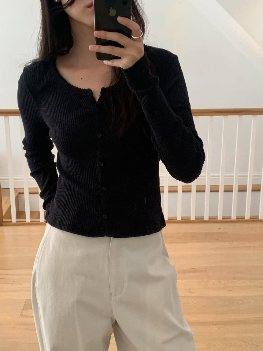 Roefin cardigan-4col