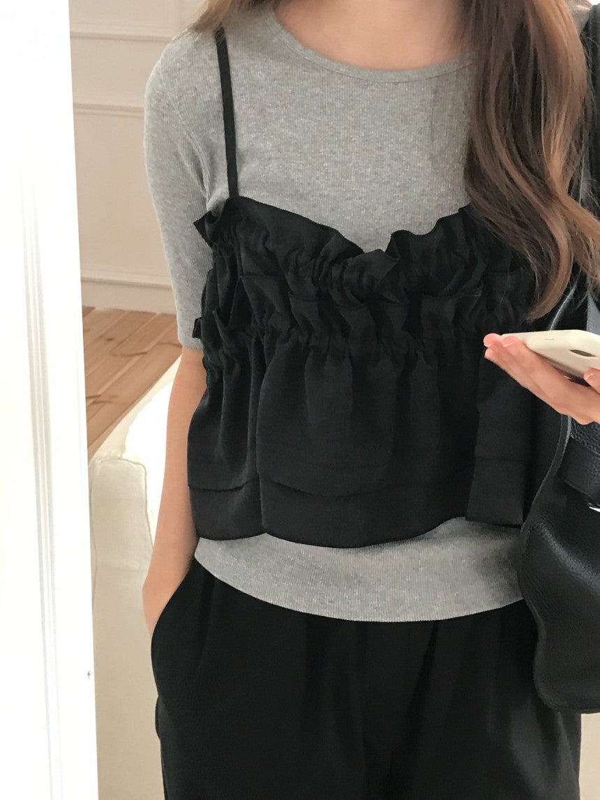 Surry pitch shirring bustier