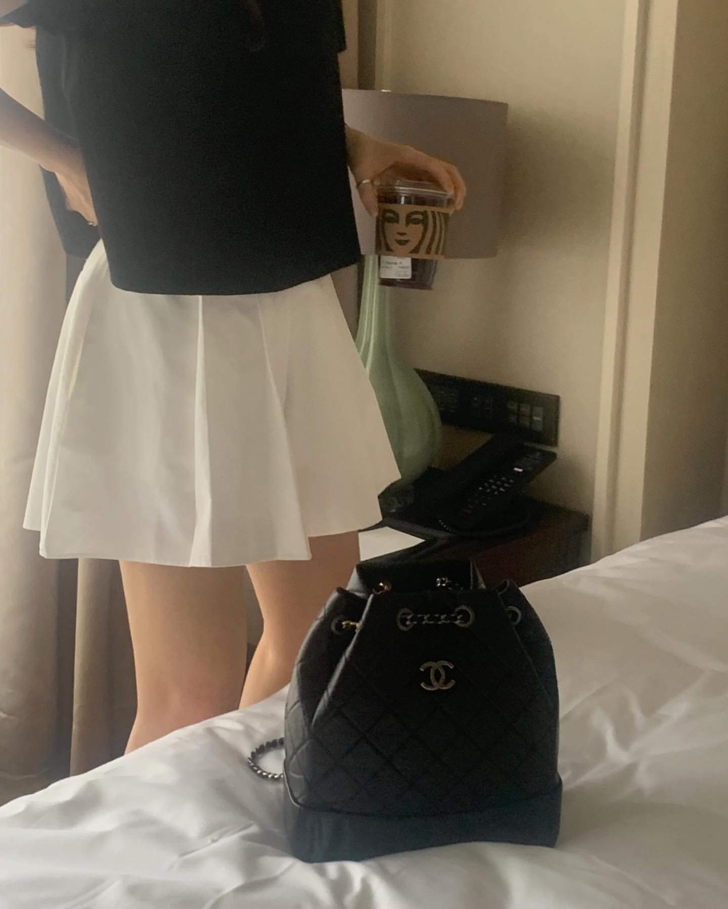 ivory-s即納 Liter ari pleats skirt pants