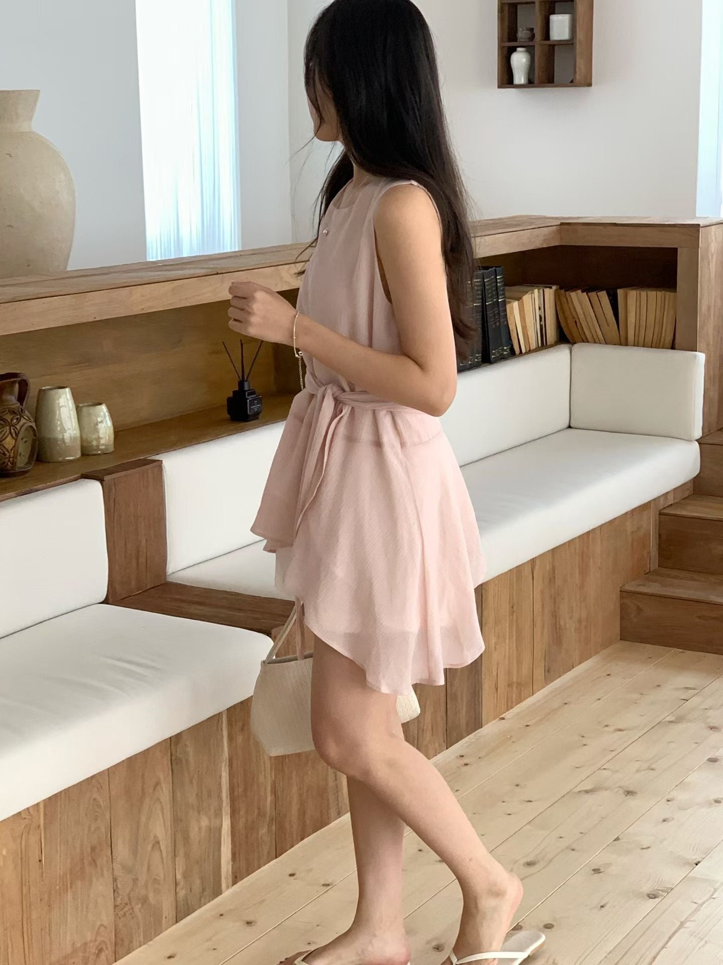 loveme strap blouse-2col