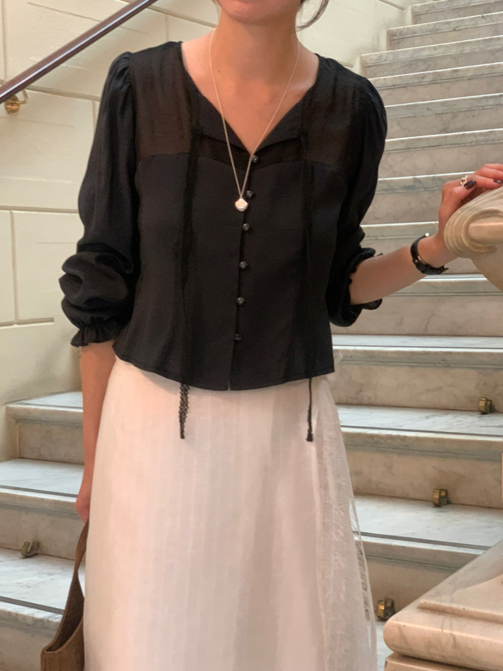 Shining blouse-3col
