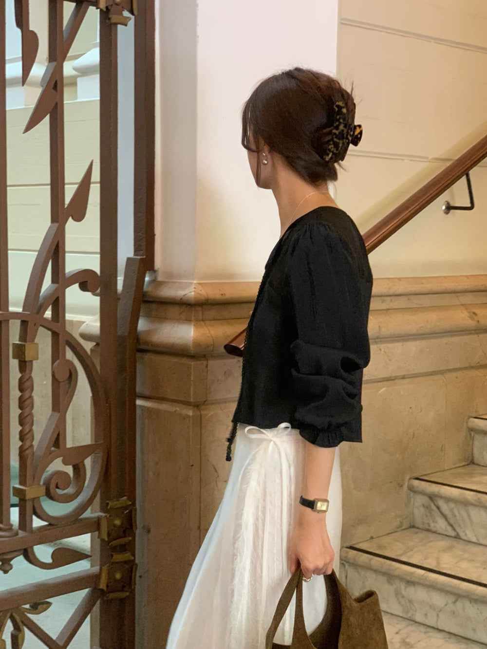 Shining blouse-3col