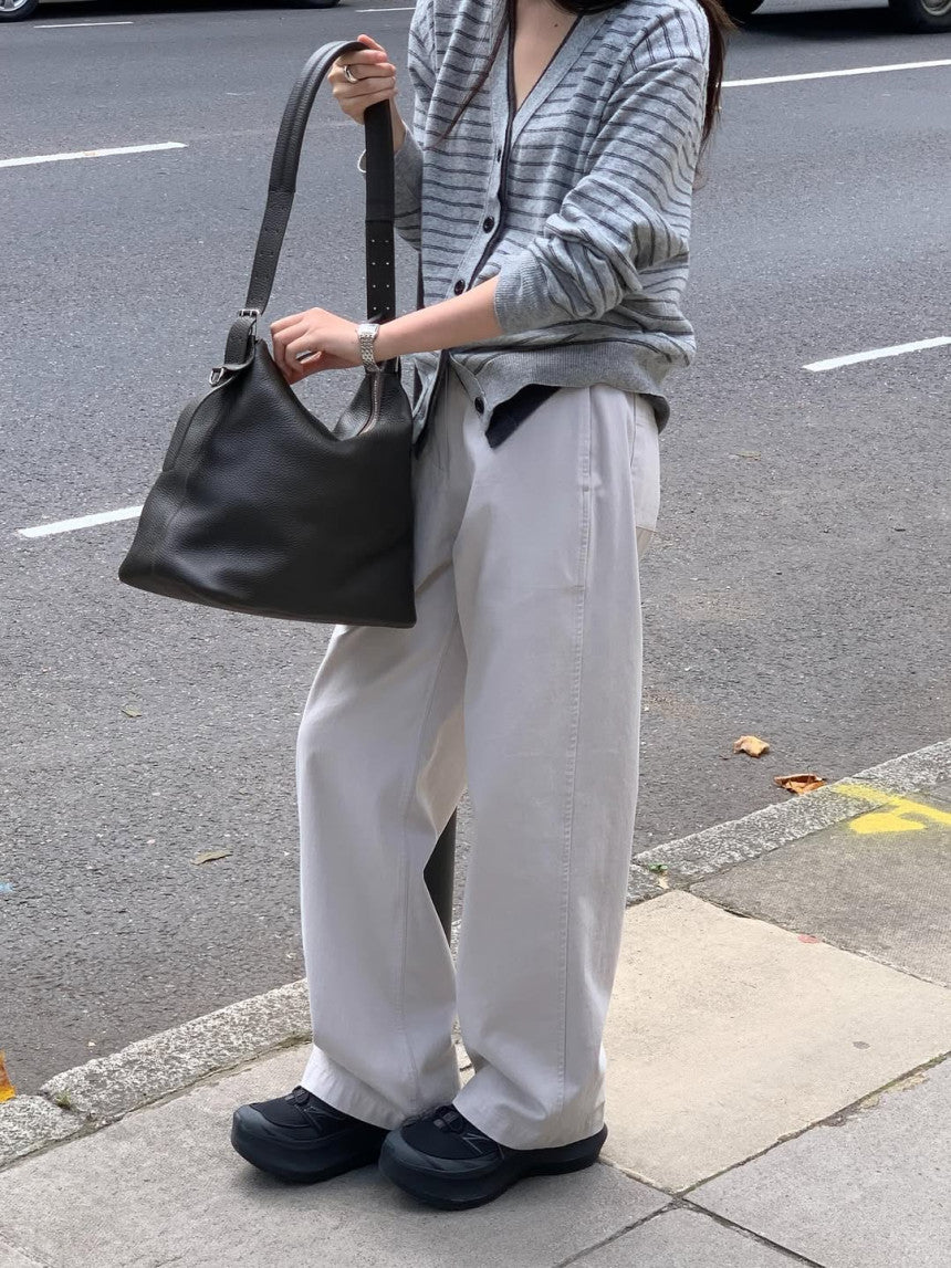 Bound cardigan-2col