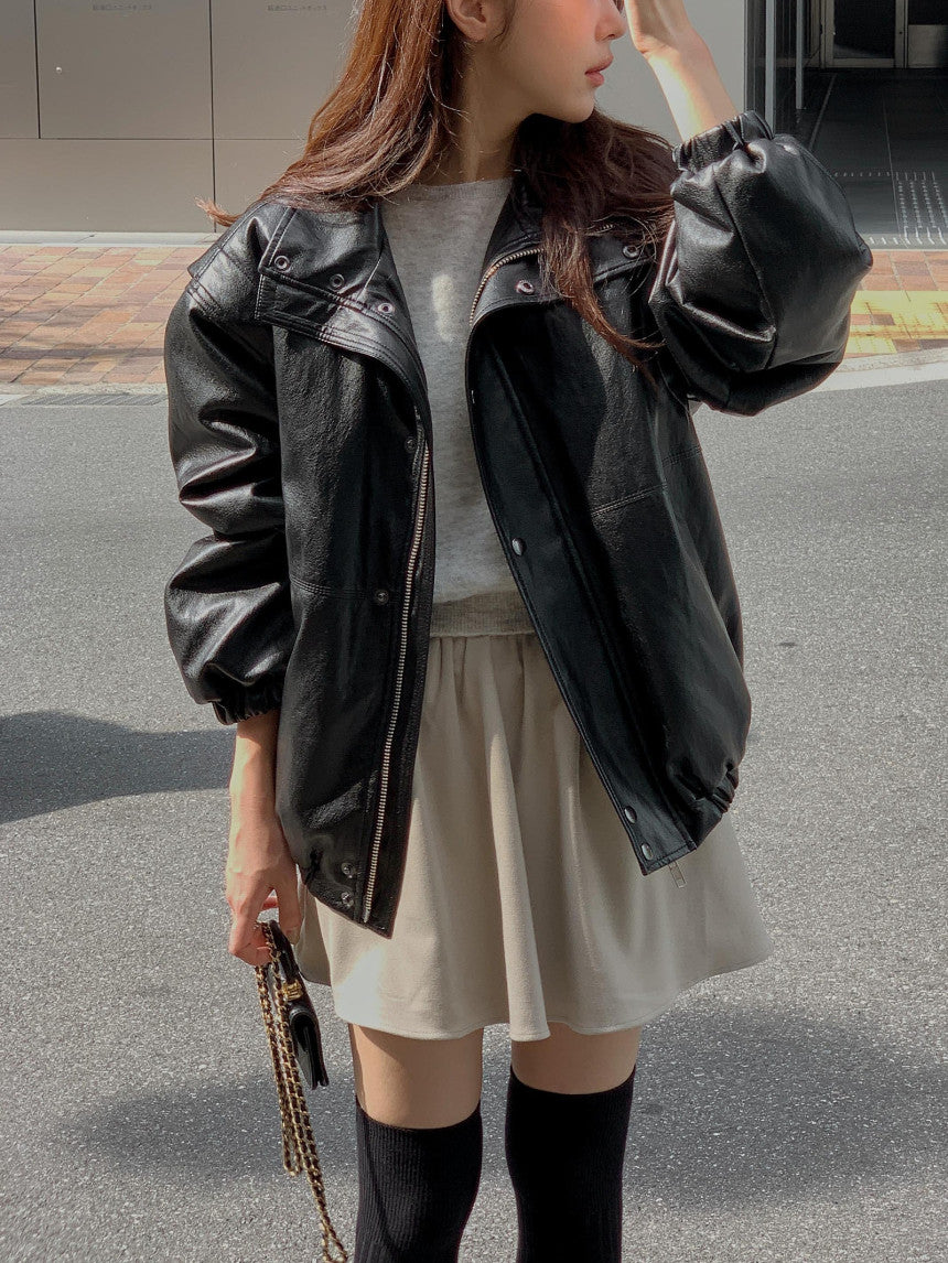 Milli leather jumper
