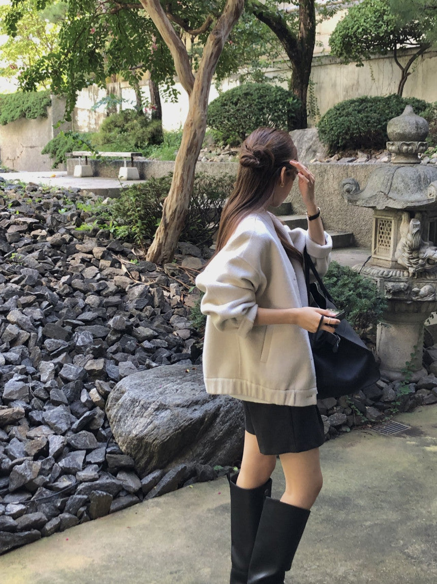 Nua handmade blouson-2col