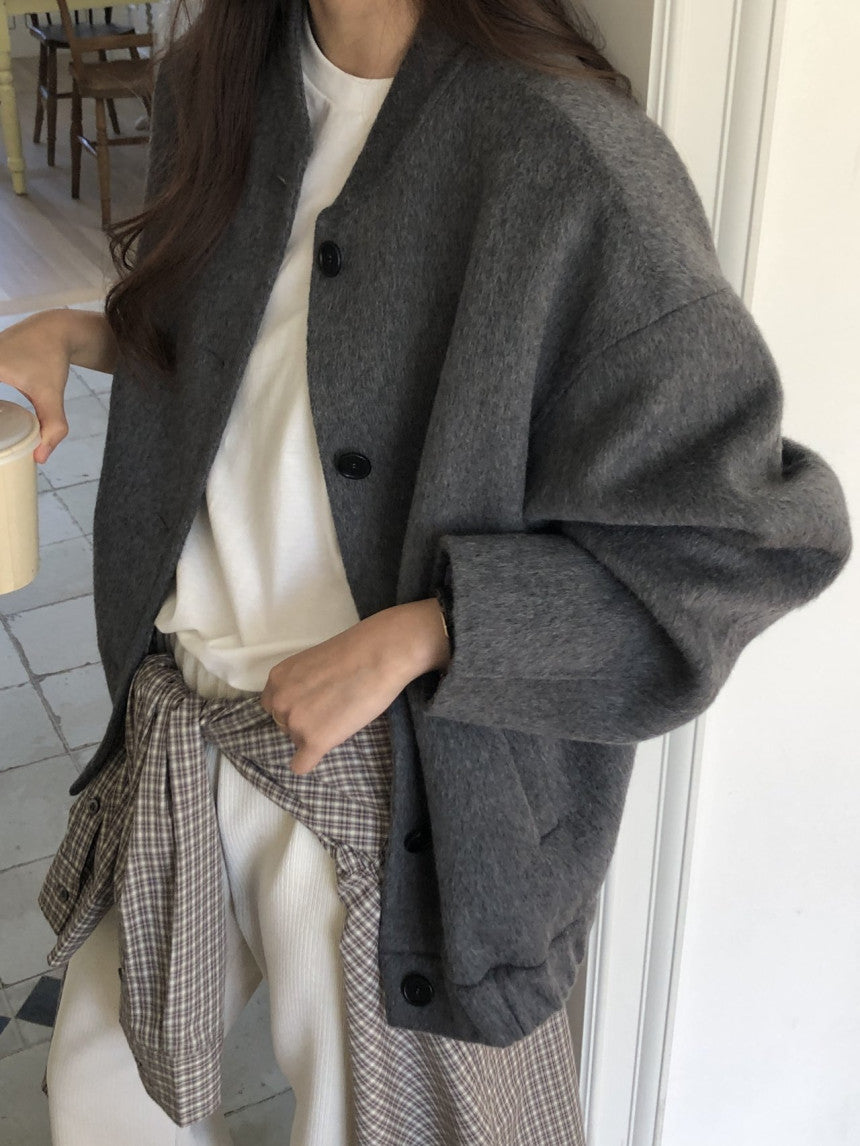 Nua handmade blouson-2col