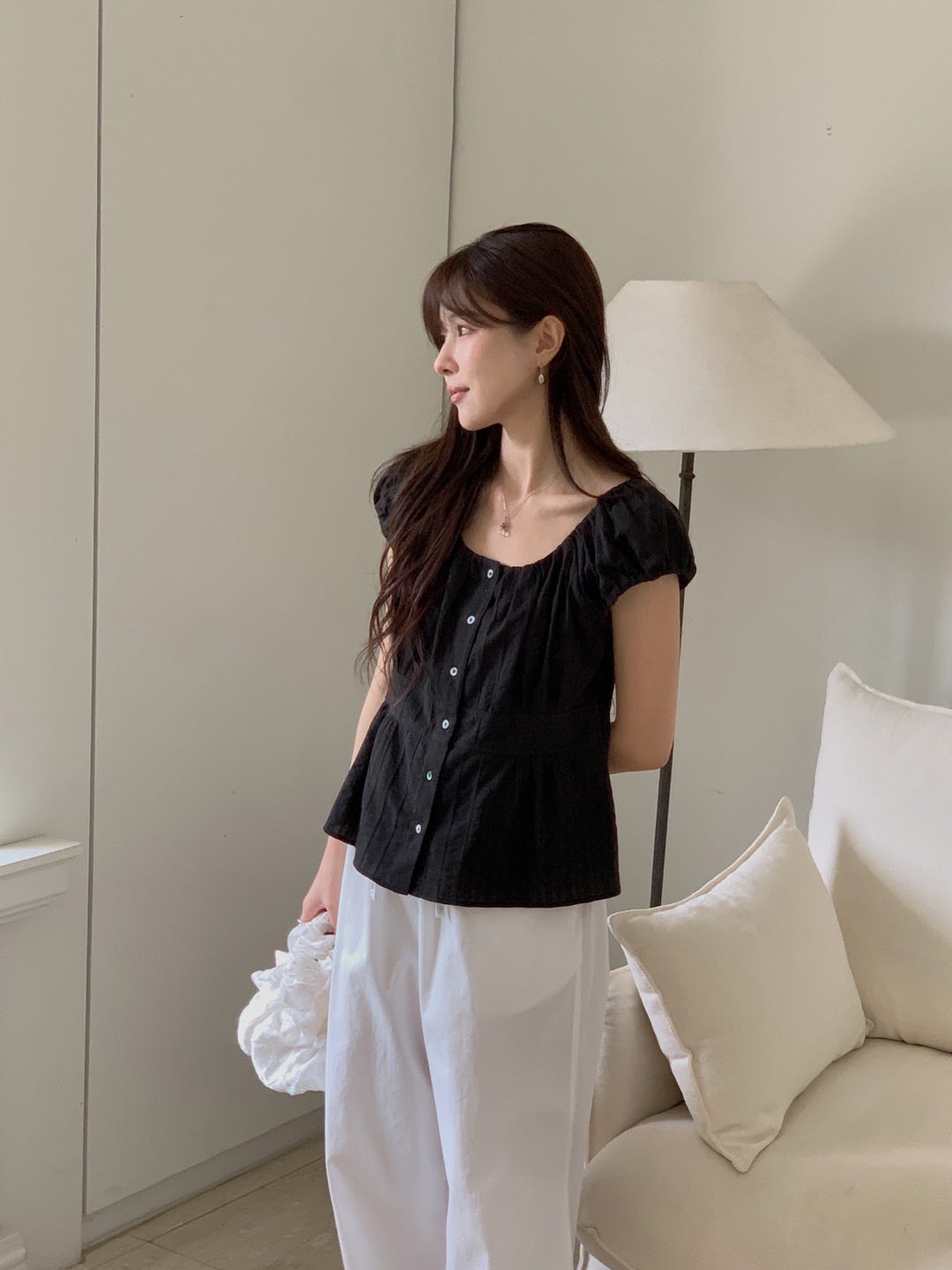 Bigi blouse&skirt-2col