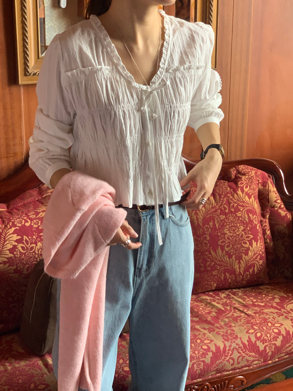 Mogu blouse-2col
