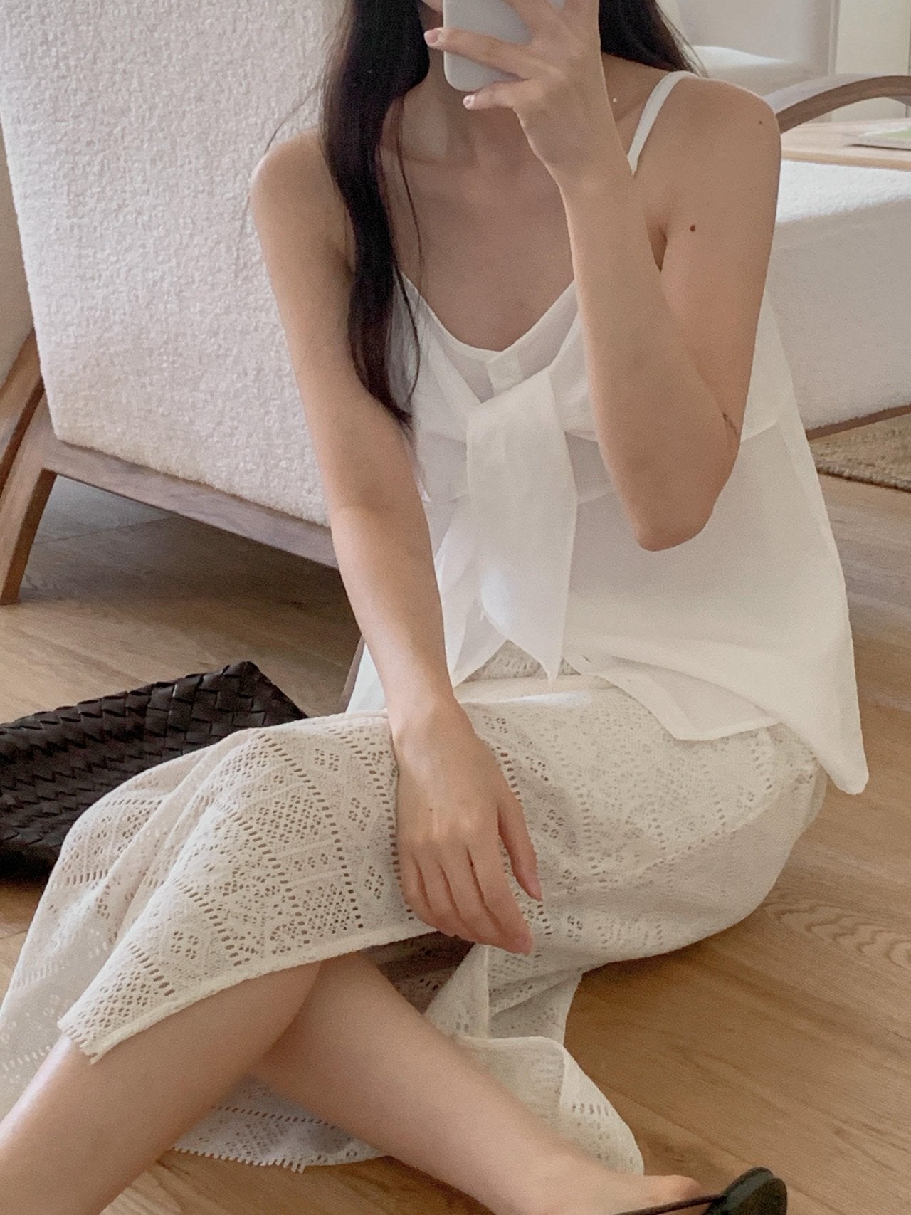 Crochet skirt-2col