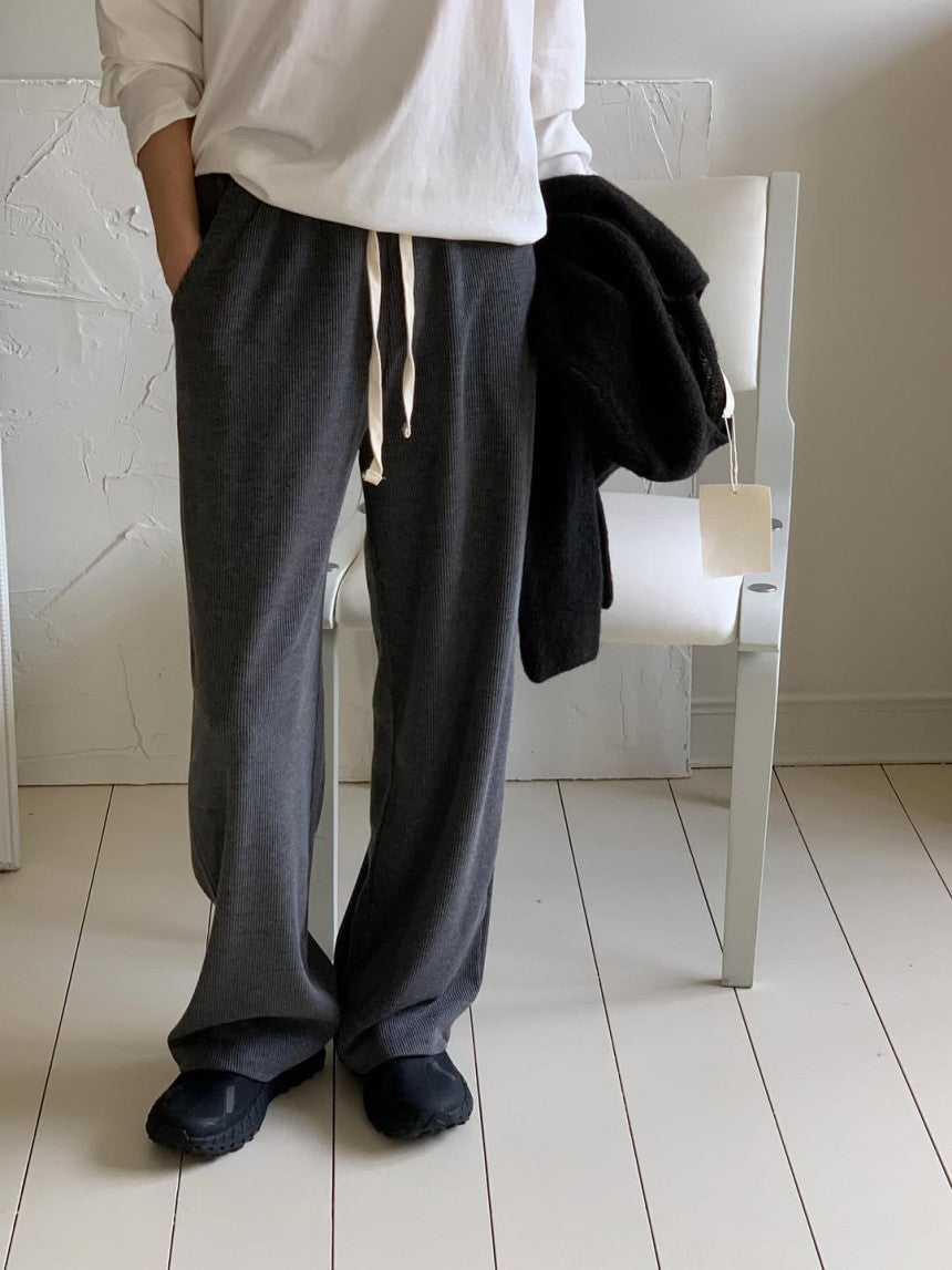 Relaxed pants-5col