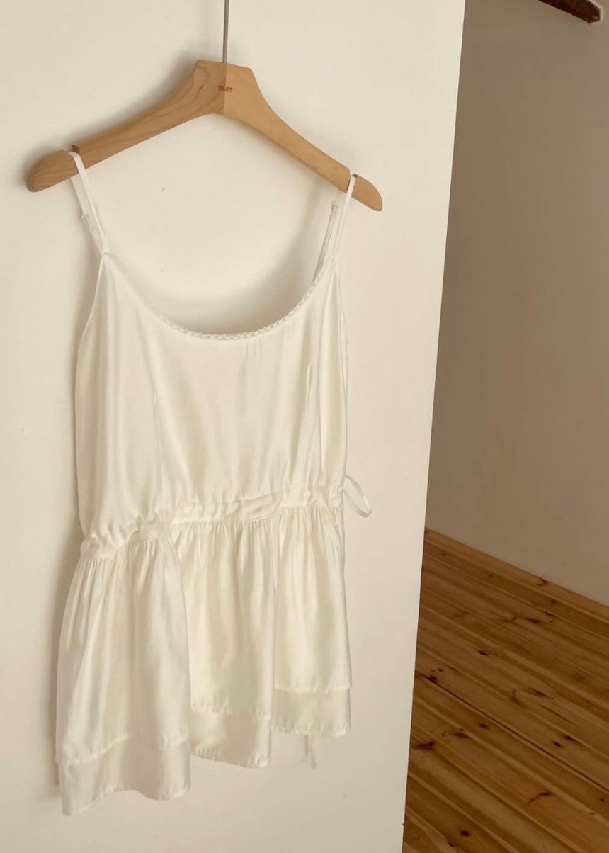 easy sleeveless blouse-2col