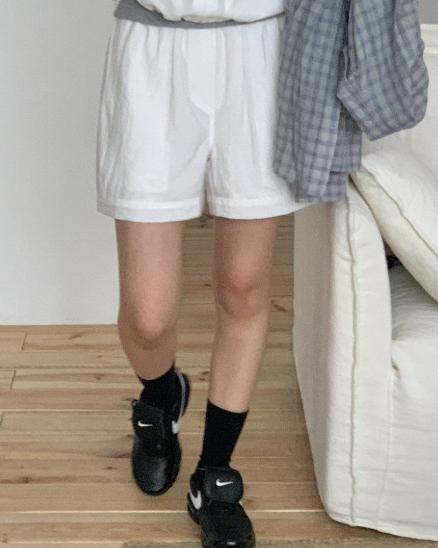 Kessie tencel banding pants-2col
