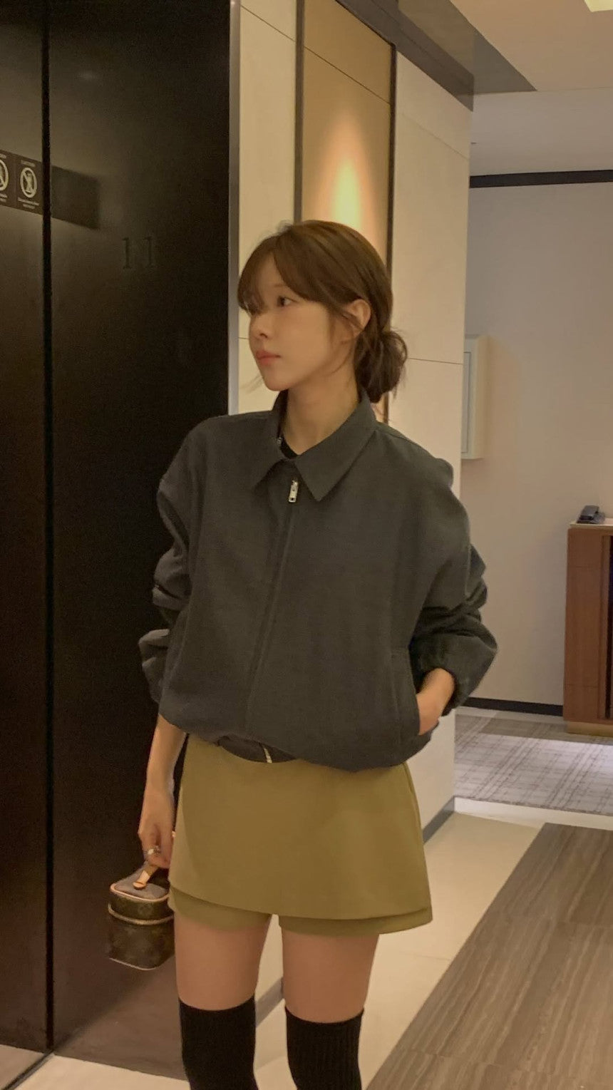 Chalamet wool jacket-2col