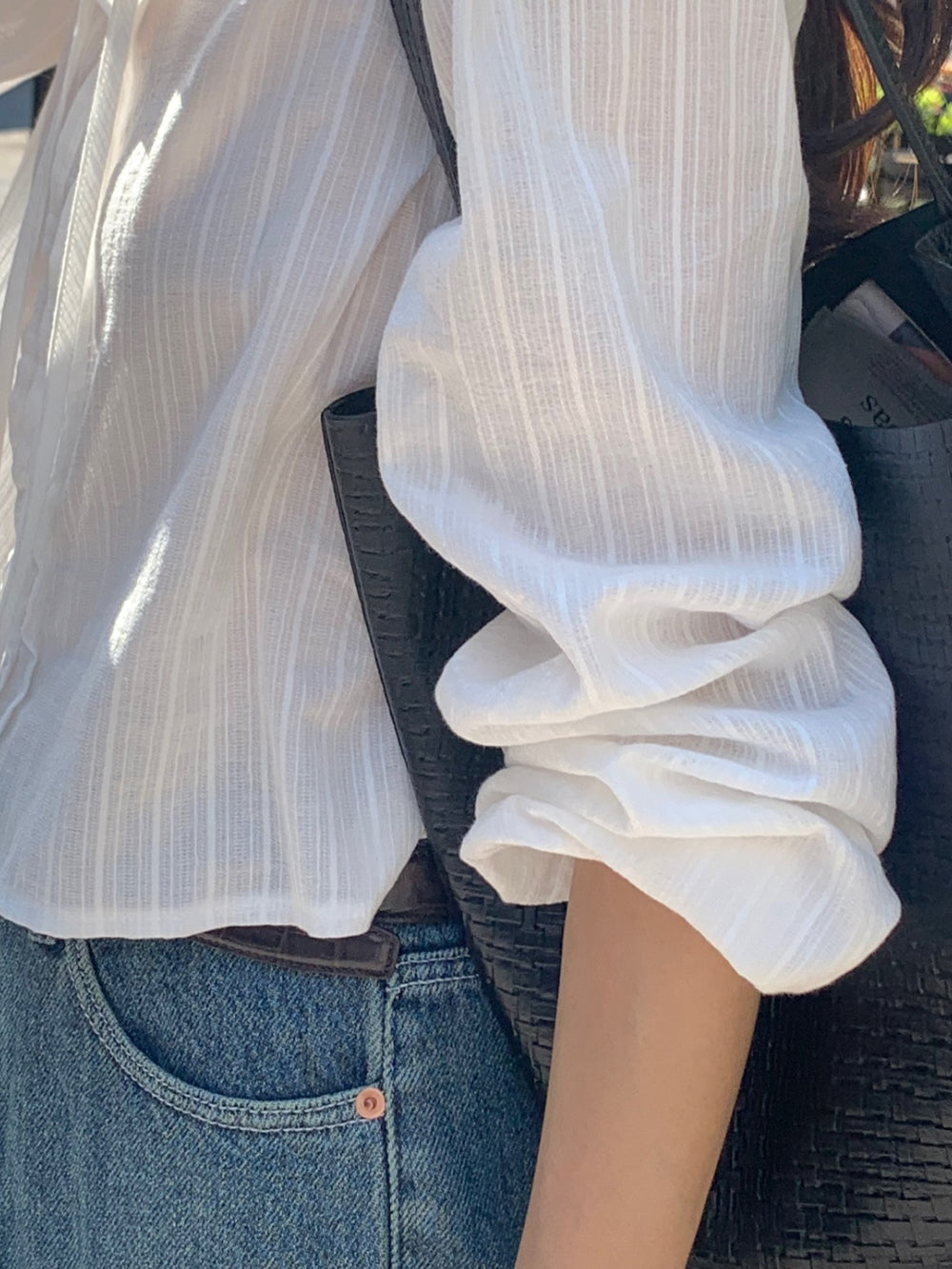 ruffle blouse-2col