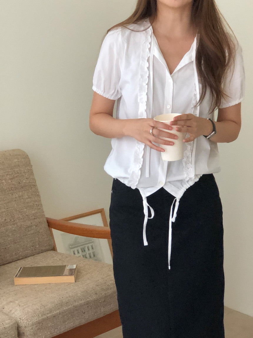 Loha lace half blouse