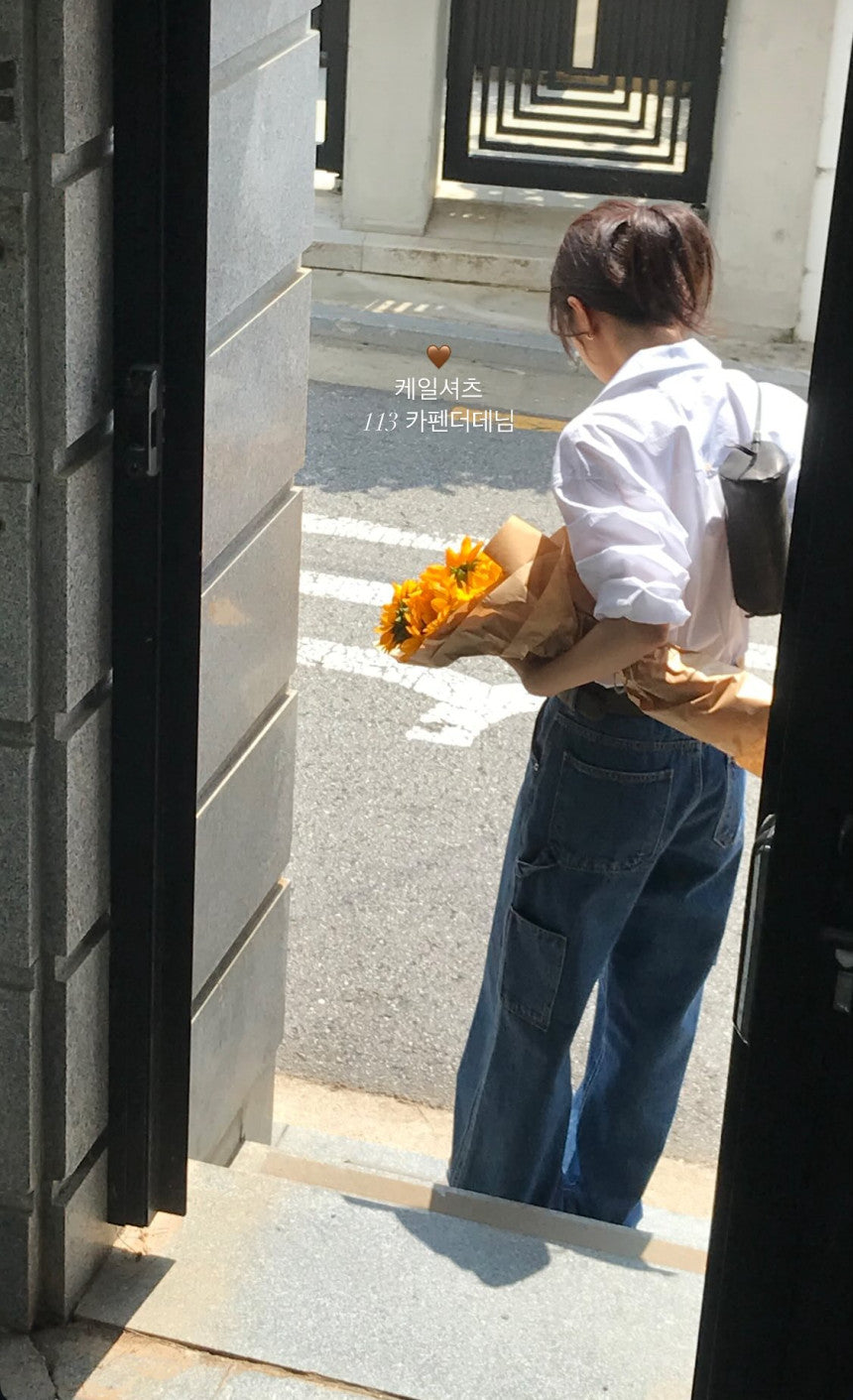 113 Carpenter denim ショート丈あり