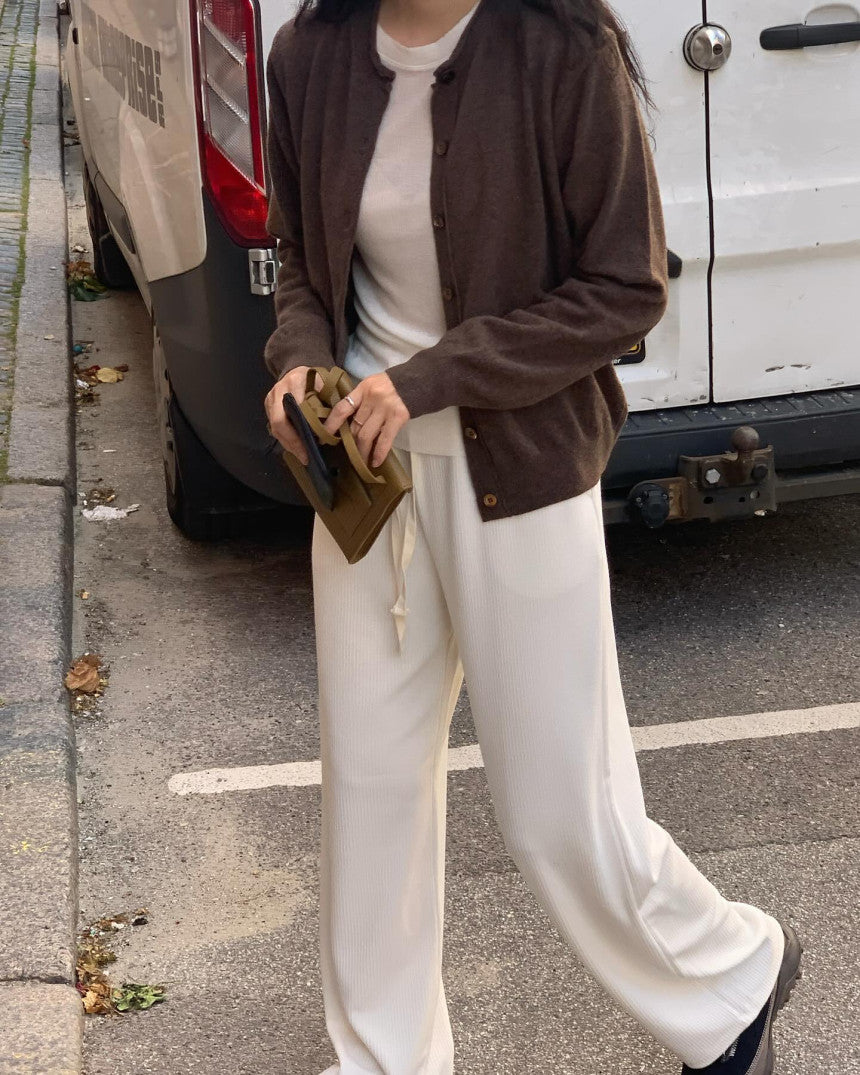 Relaxed pants-5col