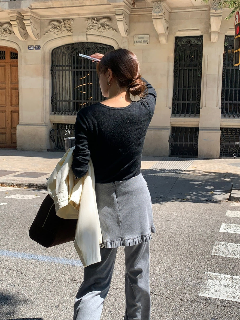 Pov skirt pants-2col
