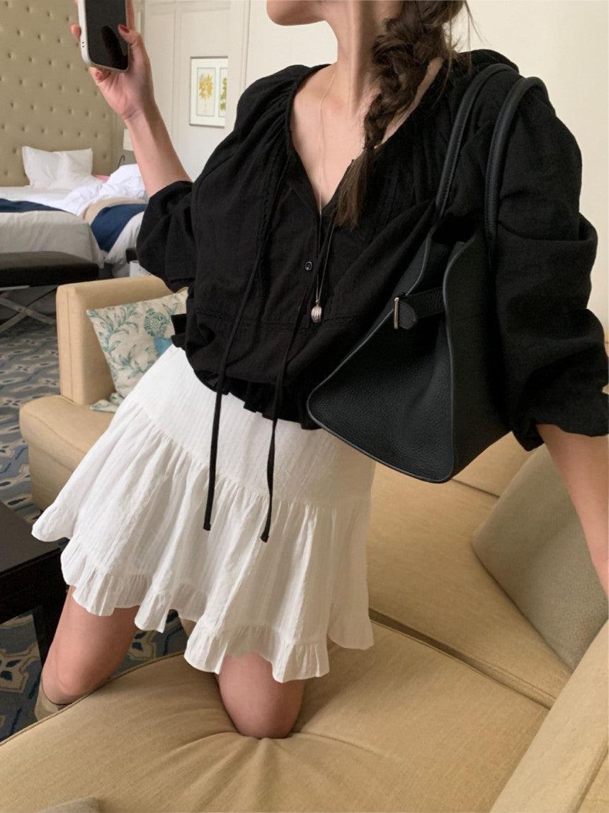 bibi lace blouse-2col