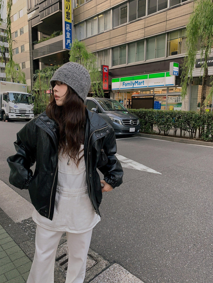 Milli leather jumper