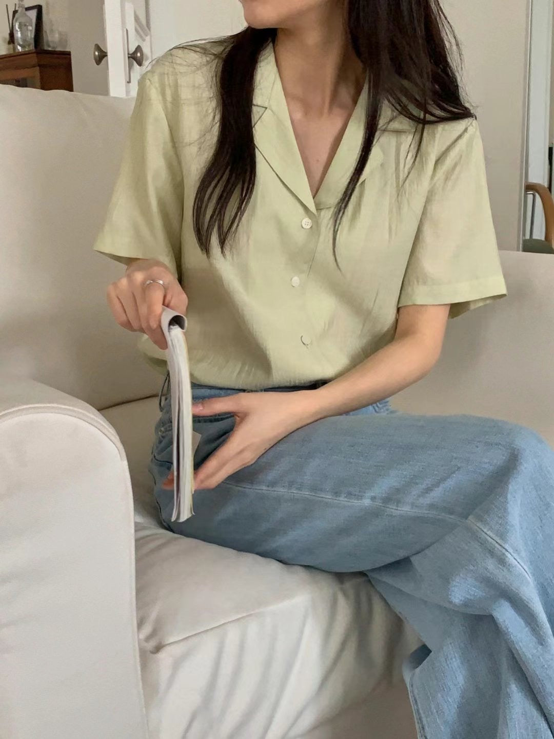 Apple blouse-3col