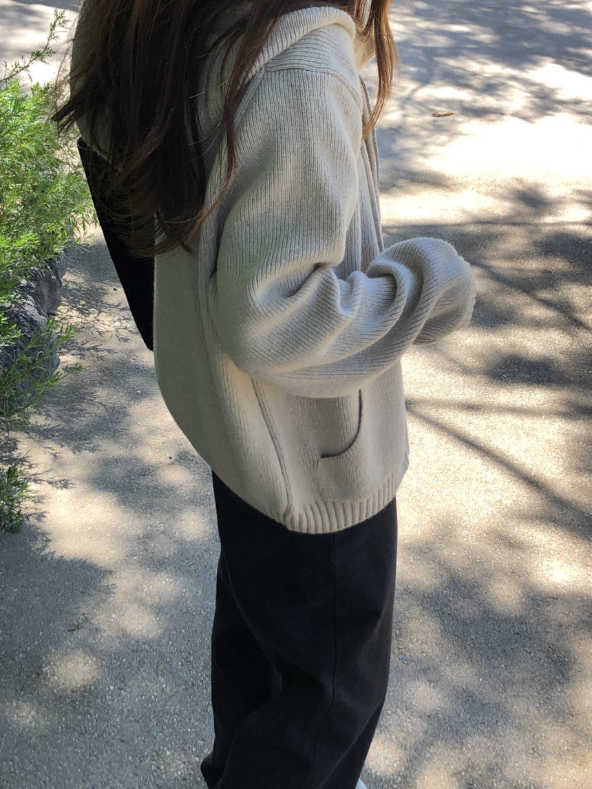 Chappelle hoodie zip up cardigan-3col