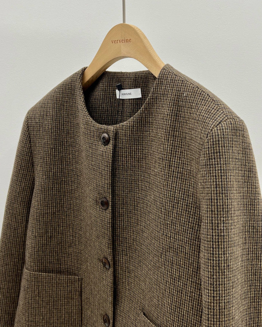 Celine wool no collar jacket