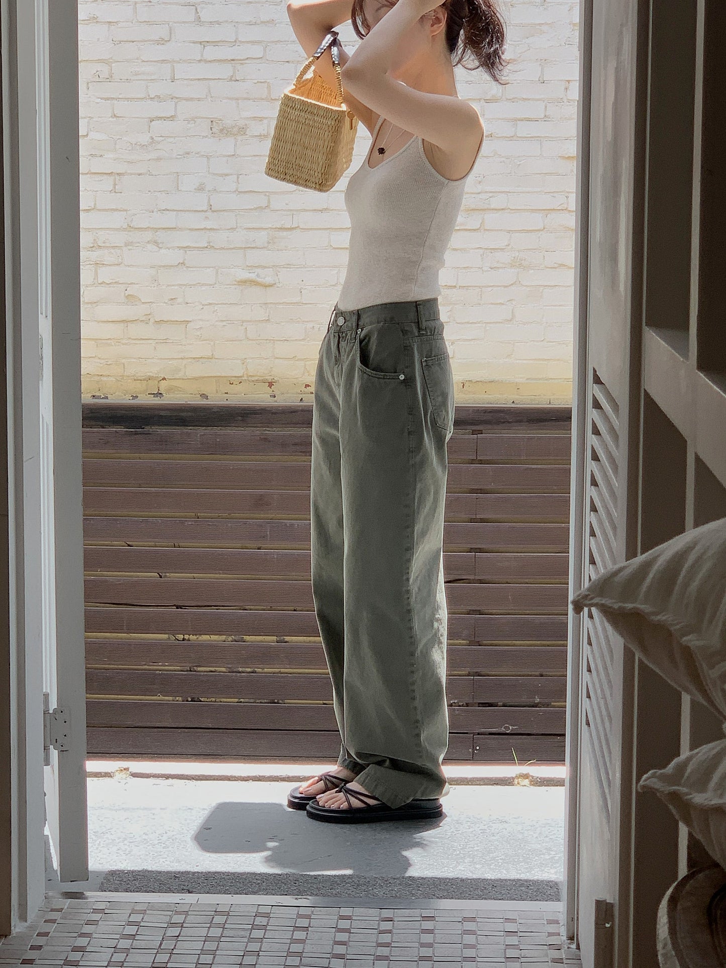 Summer dying pants-2col